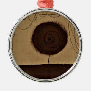 Paul Klee art: A Flower Performs Metal Tree Decoration
