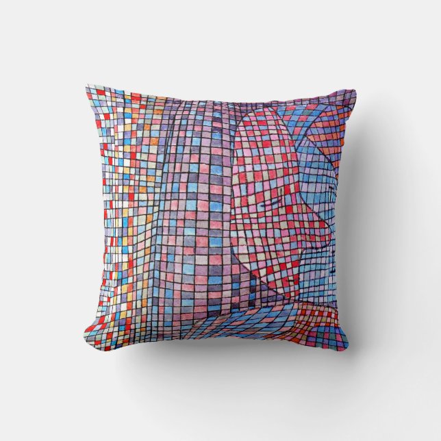 Paul Klee art: Abstruse painting Cushion (Front)
