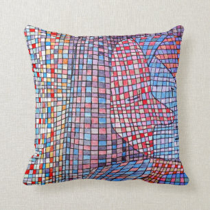 Paul Klee art: Abstruse painting Cushion