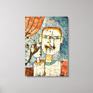 Paul Klee art: Adam and Little Eve Canvas Print