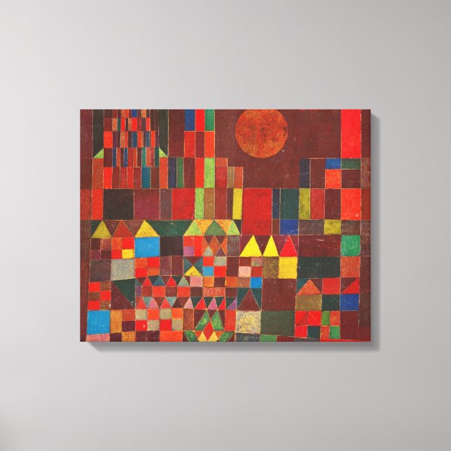 Paul Klee Art Canvas Print (Front)