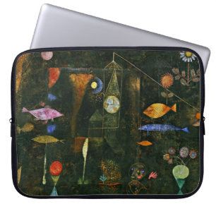 Paul Klee art: Fish Magic, famous Klee painting Laptop Sleeve