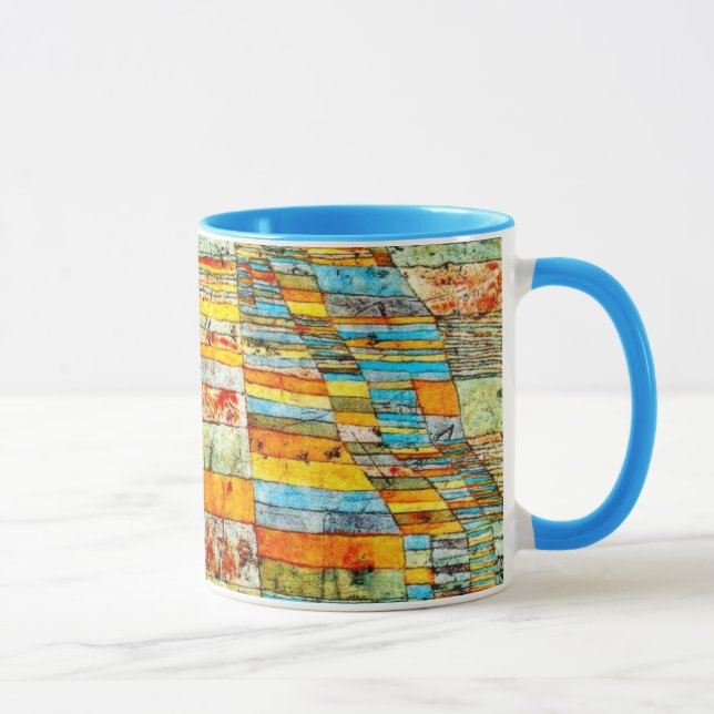 Paul Klee art: Highway and Byways Mug (Right)