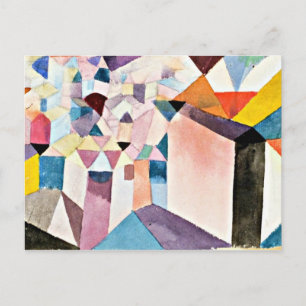 Paul Klee art: Insight into a City Postcard