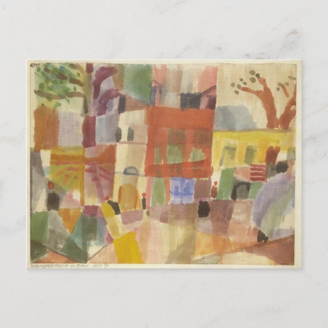 Paul Klee Art Postcard (Front)