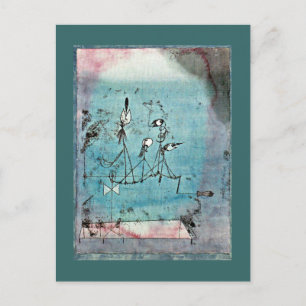 Paul Klee art: Twittering Machine Postcard