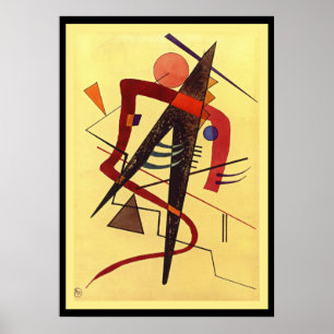 Paul Klee Art: Warm, famous abstract painting Poster