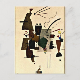 Paul Klee art: Warmed Cool Postcard