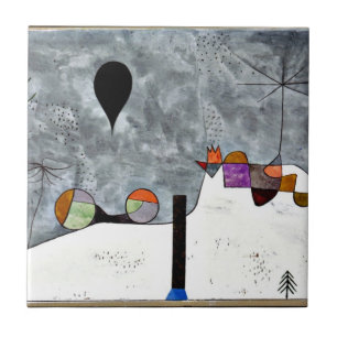 Paul Klee art: Winter Painting Tile