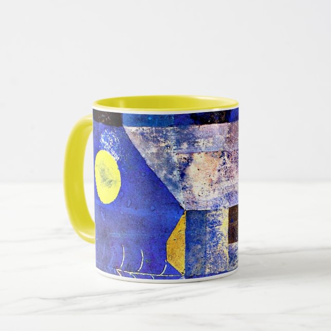 Paul Klee artwork, Moonlight, Mug (Front Left)