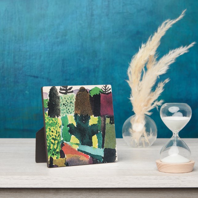 Paul Klee artwork, Park, Plaque (Insitu)
