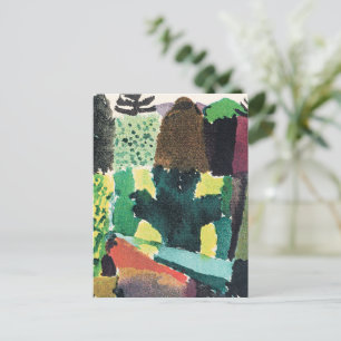 Paul Klee artwork, Park, Postcard