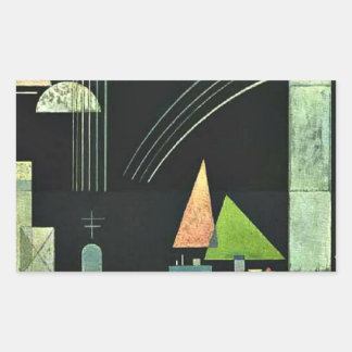 Paul Klee — At Rest, Rectangular Sticker