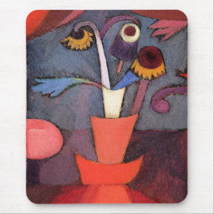Paul Klee, Autumn Flower, Mouse Mat