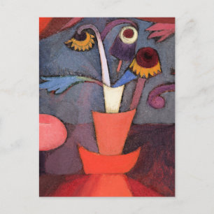 Paul Klee, Autumn Flower, Postcard