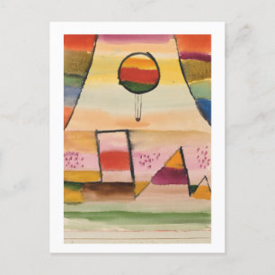 Paul Klee, "Balloon in the Window," 1929 Postcard