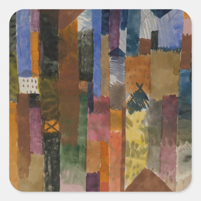 Paul Klee Before the Town Square Sticker (Front)