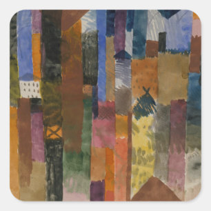Paul Klee Before the Town Square Sticker