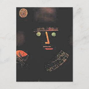 Paul Klee, Black Knight, Postcard