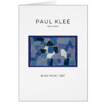 Paul Klee, Blue Night (1937) - Fine Art Card