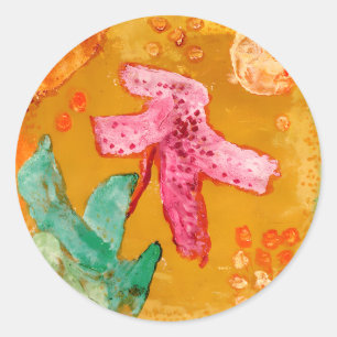 Paul Klee - Blute, Classic Round Sticker