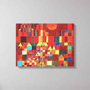 Paul Klee - Castle And Sun Canvas Print