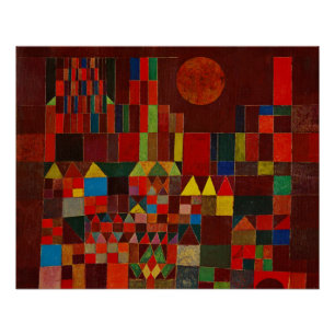 Paul Klee Castle And Sun Poster
