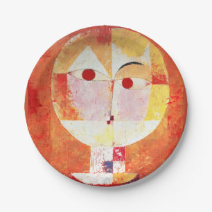 Paul Klee Children and Dog Paper Plate