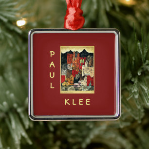 Paul Klee - City of Churches Metal Tree Decoration