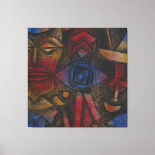 Paul Klee Collection of Figurines     Canvas Print