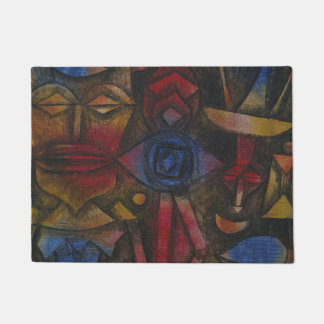 Paul Klee Collection of Figurines   Doormat