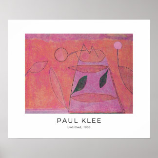 Paul Klee, Colourful Abstract Modern Fine Art Poster