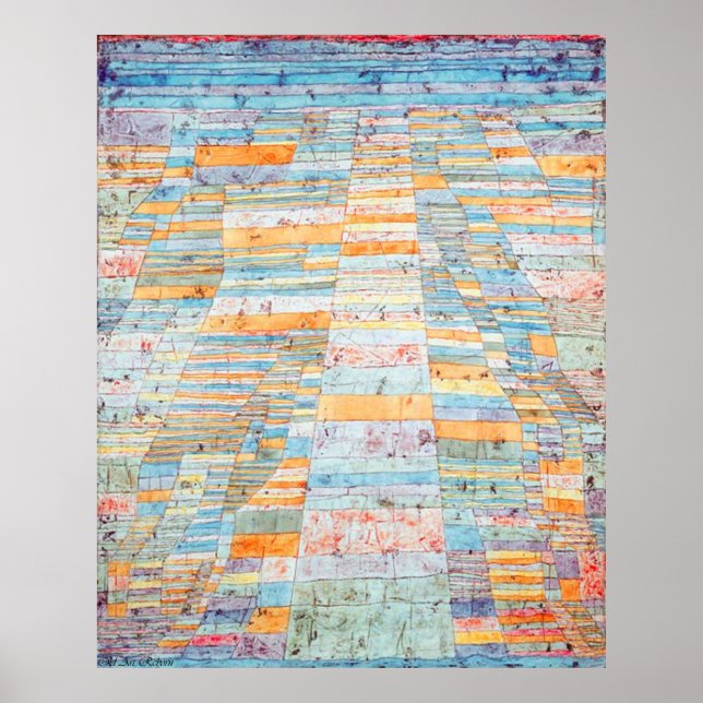 Paul Klee Composition In A Circle Poster (Front)