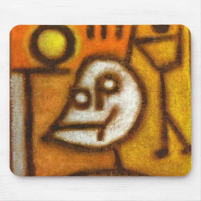Paul Klee - Death and Fire Mouse Mat (Front)