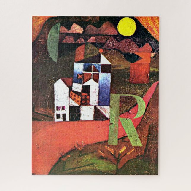 Paul Klee, FAMOUS ART, Villa R Jigsaw Puzzle (Vertical)