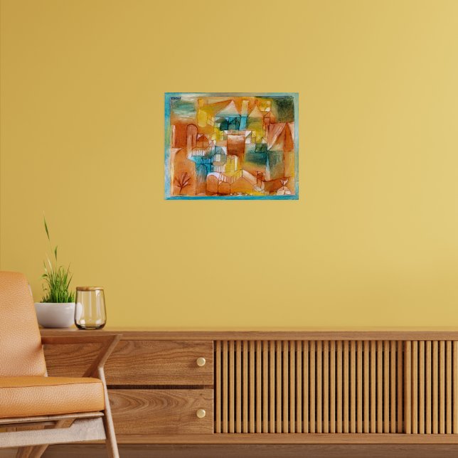 Paul Klee, Fascade Brown-Green, Poster (Living Room 2)