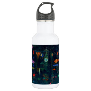 Paul Klee Fish Magic Abstract Painting Graphic Art 532 Ml Water Bottle
