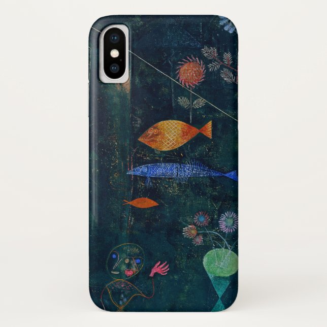 Paul Klee Fish Magic Abstract Painting Graphic Art Case-Mate iPhone Case (Back)