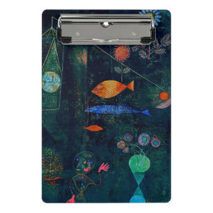Paul Klee Fish Magic Abstract Painting Graphic Art Mini Clipboard