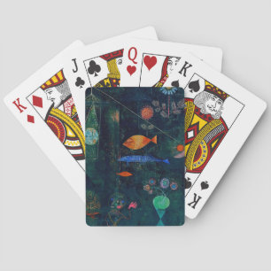 Paul Klee Fish Magic Abstract Painting Graphic Art Playing Cards