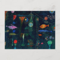 Paul Klee Fish Magic Abstract Painting Graphic Art