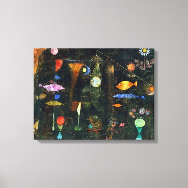 Paul Klee Fish Magic Canvas Print (Front)