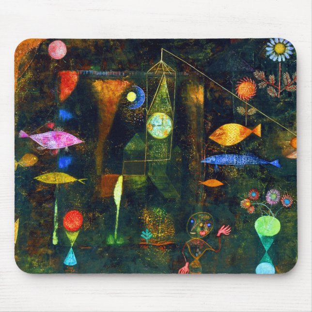 Paul Klee Fish Magic Mouse Mat (Front)
