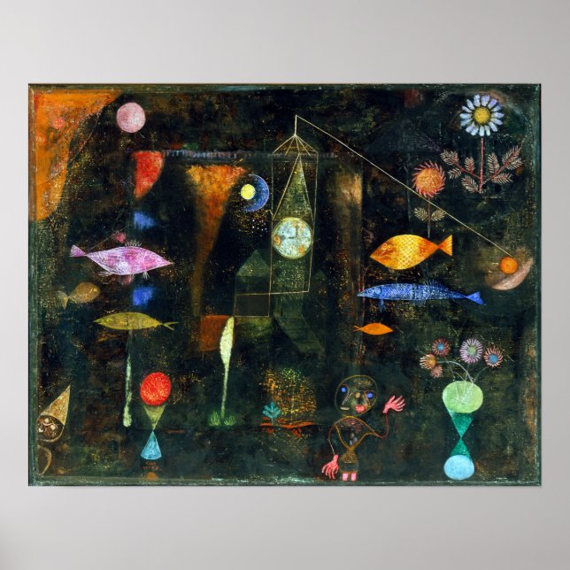 Paul Klee Fish Magic Poster (Front)