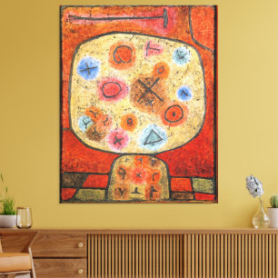 Paul Klee, Flowers in Stone, Canvas Print