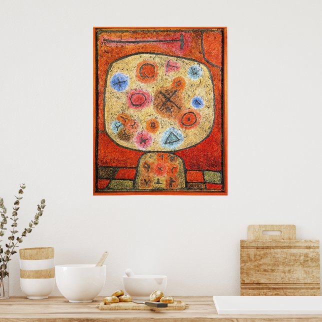 Paul Klee, Flowers in Stone, Poster (Kitchen)