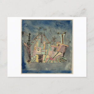 Paul Klee, "Garden on Debris," 1923 Postcard