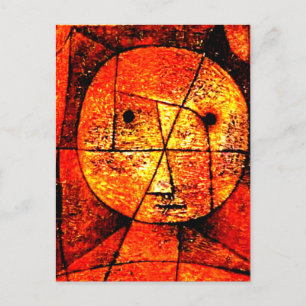 Paul Klee - Gauze, abstract art, Postcard