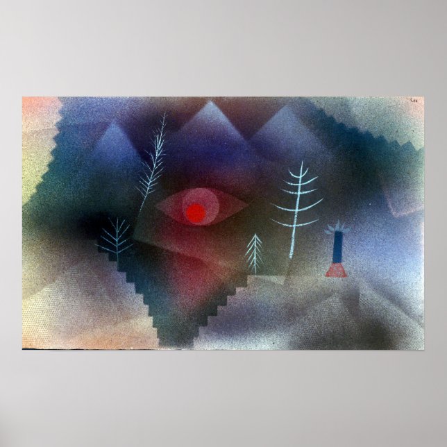 Paul Klee Glance of a Landscape Poster (Front)