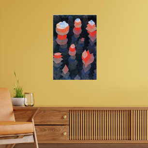 Paul Klee - Growth of the Night Plants Poster